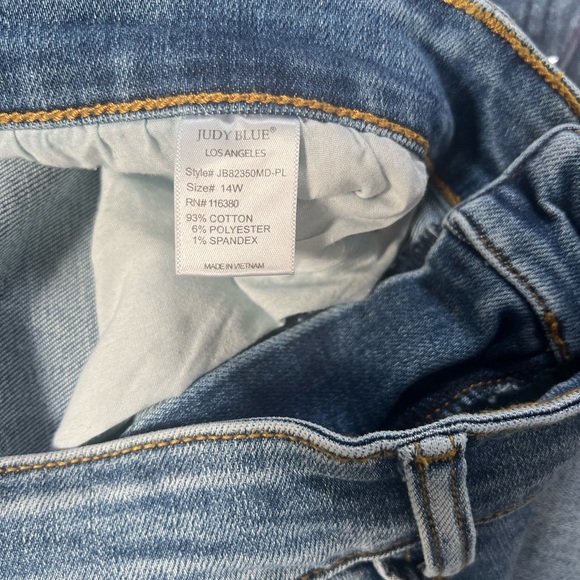 Judy Blue Bootcut Medium Wash Denim Jean 14W - Picture 7 of 7